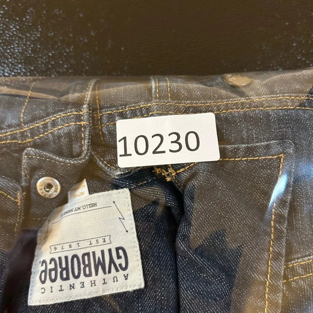 Gymboree Denim Jacket Skull Accent Button Front Dark Wash‎ Blue Youth Medium